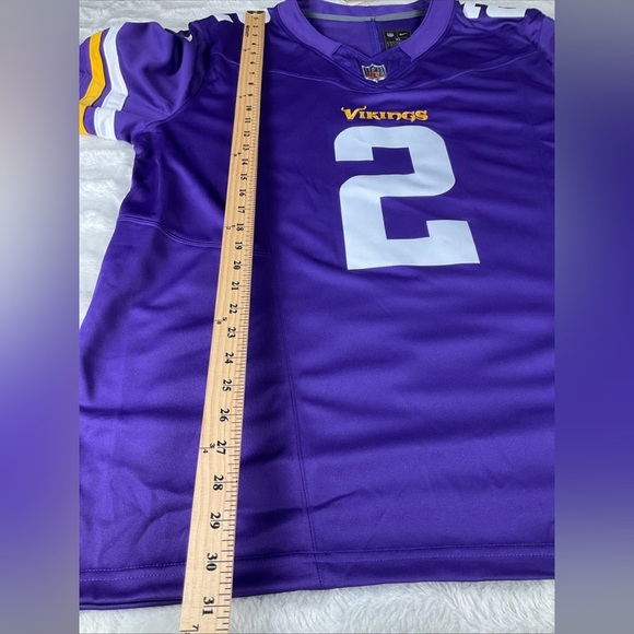 Justin Jefferson Nike On Field Minnesota Vikings Mens XL Purple NFL Jersey - Picture 10 of 13